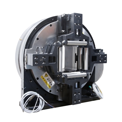 Full Stroke Hollow F130C 4 hàm Chuck phía trước Chuck khí nén để cắt laser sợi ở áp suất 0,2-0,9Mpa