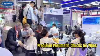 Mâm cặp 3 hàm khí nén tùy chỉnh để xử lý ống, CIIF Thượng Hải