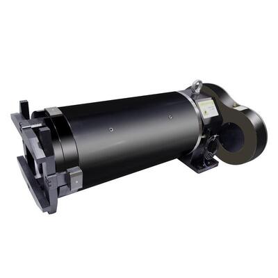 Đầu kẹp laser Lingman R240T bốn chấu tác động kép với hành trình chấu 80mm và lực kẹp 6KN để cắt ống laser