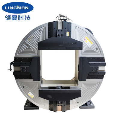 LINGMAN mâm cặp 4 chấu kiểu hàm, mâm cặp tiện tự định tâm, mâm cặp chính lỗ vuông hành trình đầy đủ